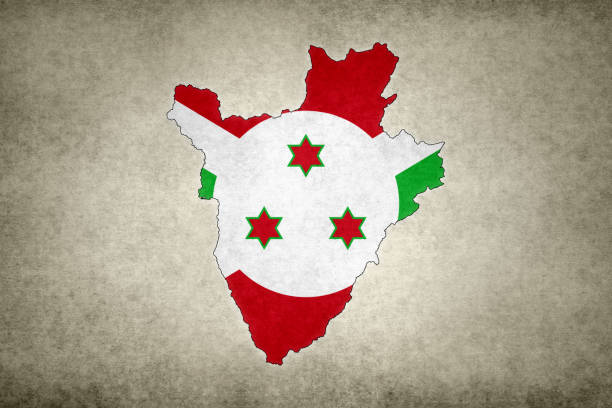 Pencil, Flag of Burundi and check mark on paper sheet