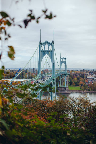 istock Saint Johns Bridge Portland Oregon 1283574817