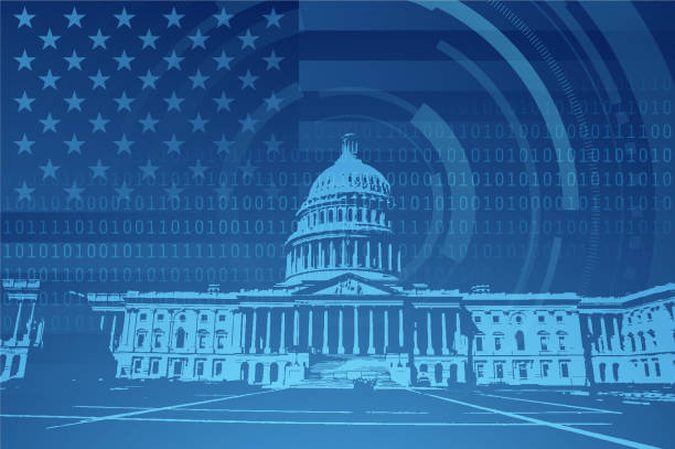 Washington DC background Washington DC background politics and government stock illustrations