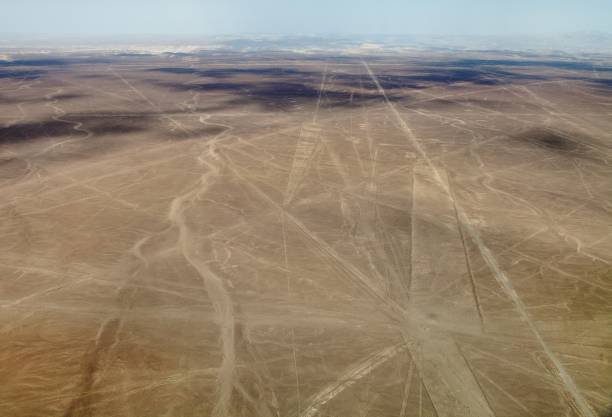 istock Nazca or Nasca mysterious lines and geoglyphs 1283582118