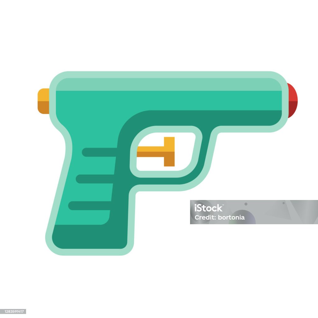 Water Pistol Icon On Transparent Background Stock Illustration - Download  Image Now - Squirt Gun, Water, Icon - iStock