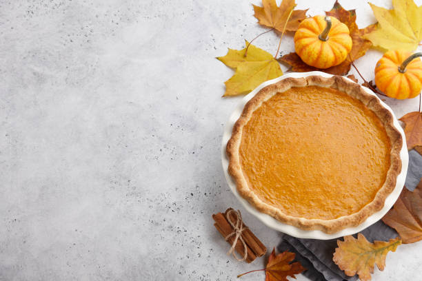 istock Traditional pumpkin pie for Thanksgiving 1283592994