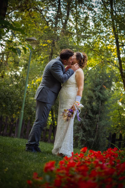 istock Mature adult couple’s wedding 1283593443