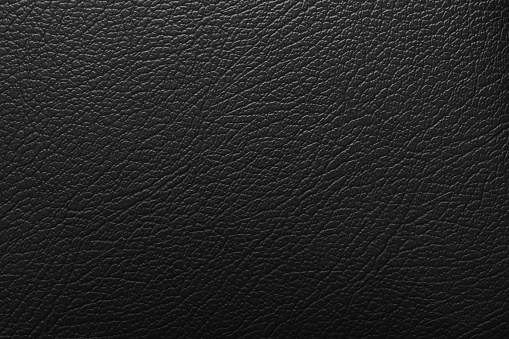 Fondo de superficie de textura de cuero negro de lujo photo