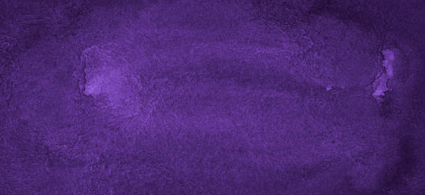 istock Violet background with splashes and watercolor stains. Purple texture. Ideas for design. 1283600002