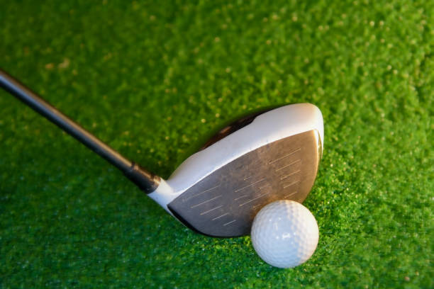 istock Golf club and ball 1283603393