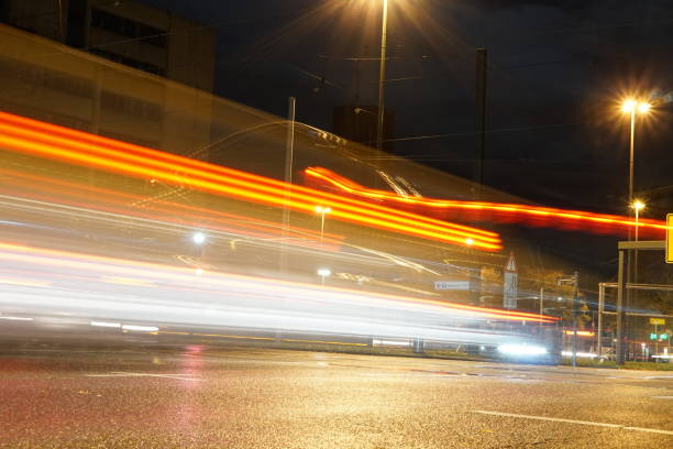 istock Street lights at night 1283605052