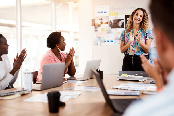 istock Applauding their own achievements 1283606058