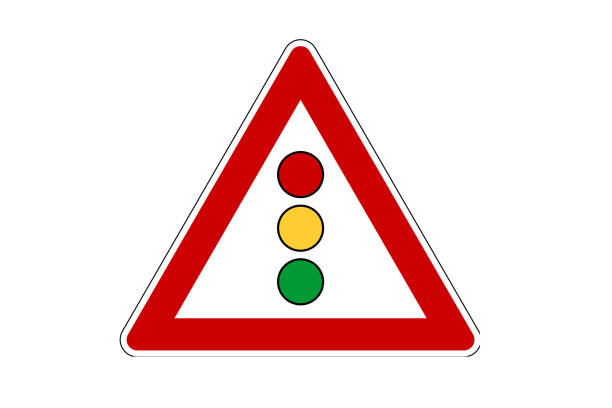 give way traffic sign against a clear blue sky
