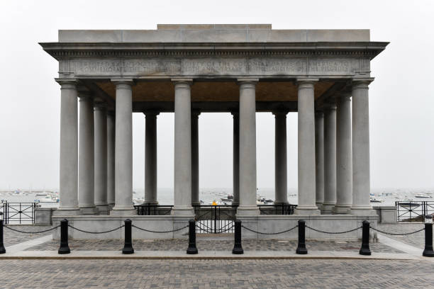 skała plymouth - plymouth rock zdjęcia i obrazy z banku zdjęć