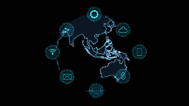 istock futuristic technology digital holographic social media network rotate for business 1283623224