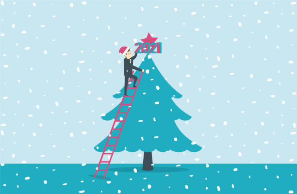 stockillustraties, clipart, cartoons en iconen met kerstmis - xmas tree