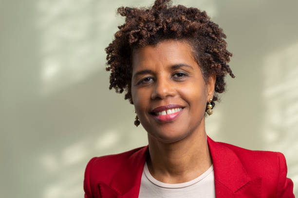 istock Stylish black woman portrait 1283634881