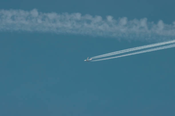 istock Flight of a cargo plane in the sky. 1283634921