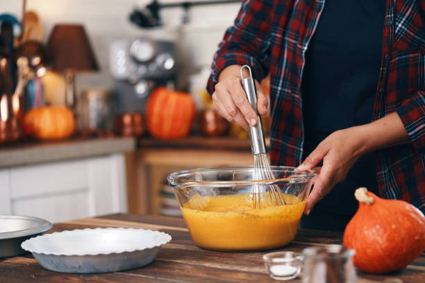istock Preparing Pumpkin Pie for the Holidays 1283637880