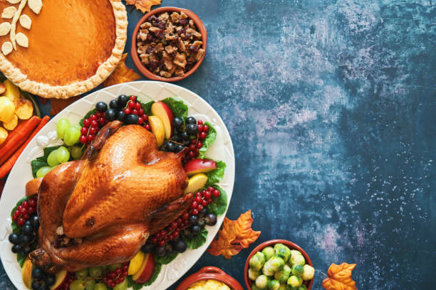 istock Traditional Holiday Stuffed Turkey Dinner 1283638109
