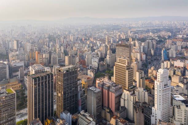 istock Se square in downtown Sao Paulo, seen from the top, Brazil 1283665793