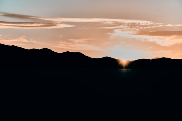 istock Sunset in the salr de Uyuni 1283666109