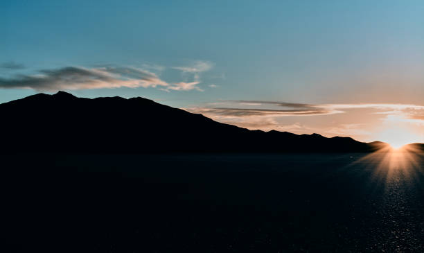 istock Sunset in the salr de Uyuni 1283666157