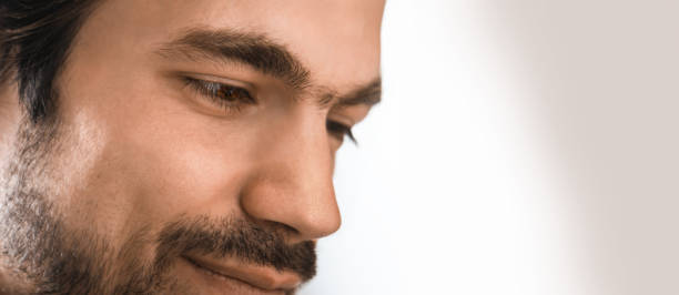 istock Portrait of a young handsome man, Wearing beard 1283671597
