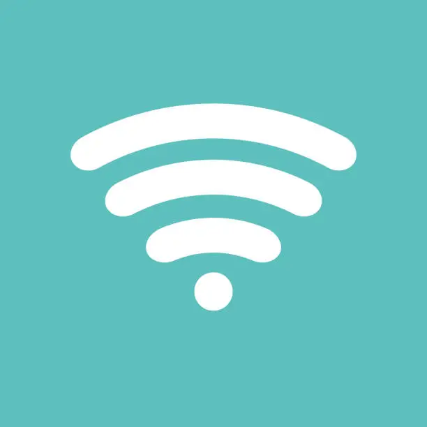 Vector illustration of WiFi signal icon . Vector Illustration