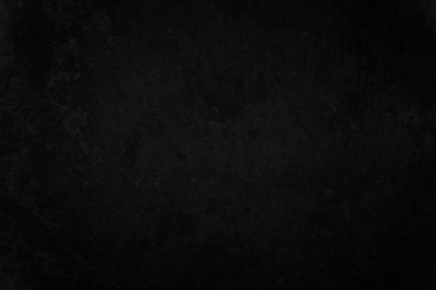 istock Close up retro plain dark black cement & concrete wall background texture for show or advertise or promote product and content on display and web design element concept decor. 1283672949