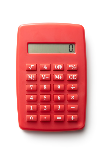 Office: Calculator Isolated on White Background. More office and school supplies can be found in my portfolio. Please have a look