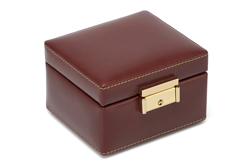 Leather Brown Gift Box