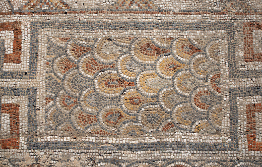 Hillside house Medusa mosaic