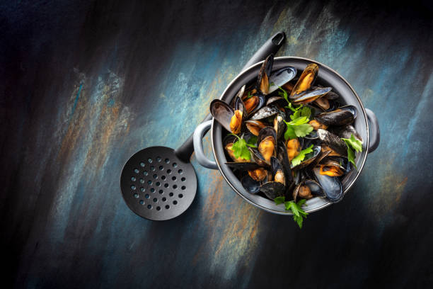 istock Seafood: Mussels Mariniere Still Life 1283676594