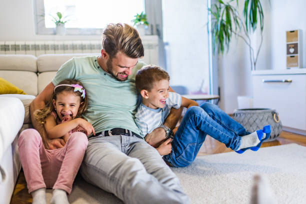 istock Happy family enjoying time together 1283677275