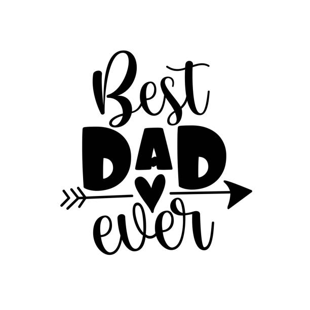 Best Dad Ever- Happy Father's Day banner and giftcard. Vector Illustration. Best Dad Ever- Happy Father's Day banner and giftcard. Vector Illustration. best dad ever stock illustrations
