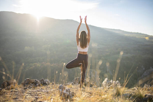 istock Yoga and meditation in the nature 1283680738
