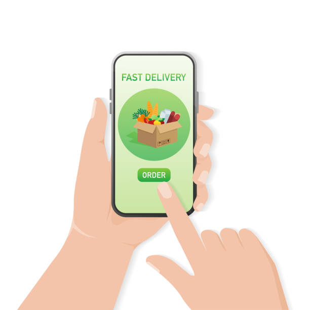 Delivery App Graphics 190+ Visual Delivery Stock Illustrations, Royalty-Free Vector Graphics ...