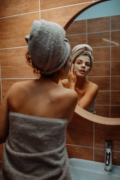 istock Nourishing her skin 1283684182