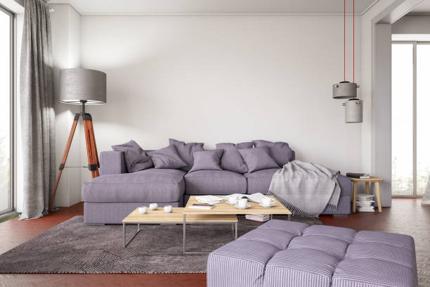 istock Cozy Living Room Interior 1283684269