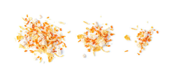 istock Dried Chopped Vegetables Mix with Carrots, Onion and Parsnip 1283685424