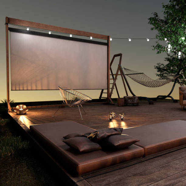 istock 3D illustration home theater 1283688034