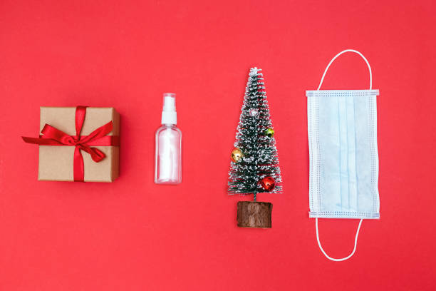 istock Celebrating Xmas during pandemic times. 1283692983
