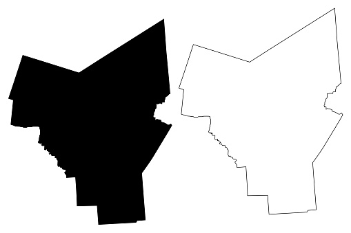 Oneida County Shape Oneida County New York State Map Vector Illustration Scribble Sketch ...