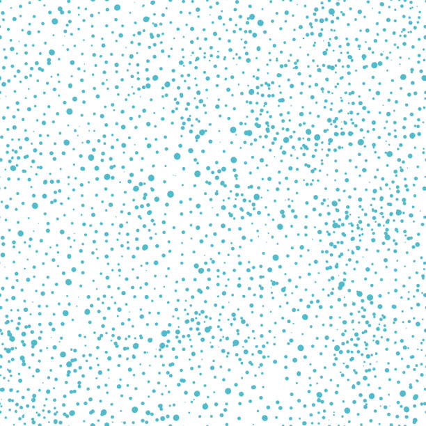 Vector seamless pattern in the form of a small dot on a white background. Vector seamless pattern in the form of a small dot on a white background. Small snowflakes, snow, and stars. The pattern for fabrics, holidays, Christmas, decoration, wrapping paper, postcards christmas chaos stock illustrations