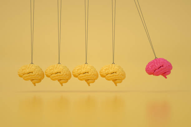 istock Newton's Cradle, Balance, Brain, Teamwork, Leadership Concept 1283696602