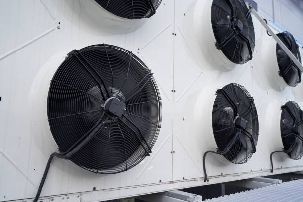 istock Outdoor unit of air conditioning and cooling system 1283696716