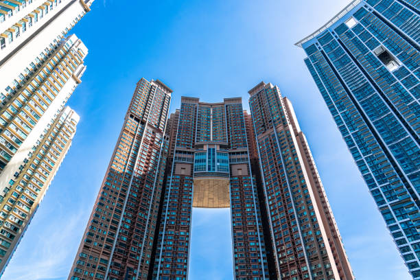 istock Housing in West Kowloon, Hong Kong 1283697152