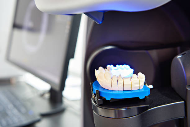 istock Extraoral laboratory dental scanner 1283697278