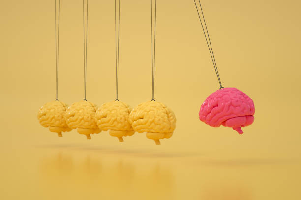 istock Newton's Cradle, Balance, Brain, Teamwork, Leadership Concept 1283698910
