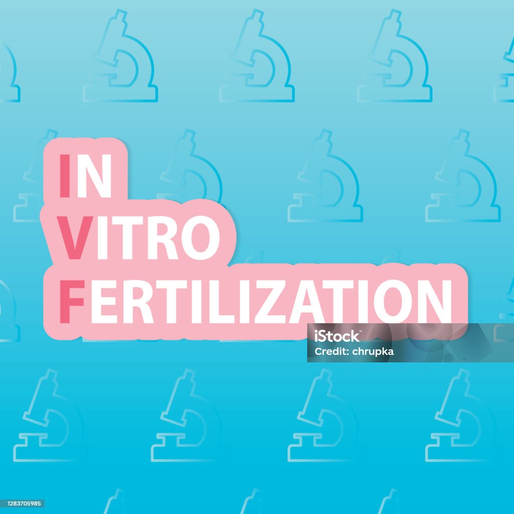 Ivf Computer Background Ivf In Vitro Fertilization Concept Stock Illustration - Download Image ...