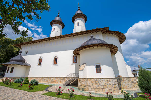 istock Historic orthodox church in Moldavia 1283706375