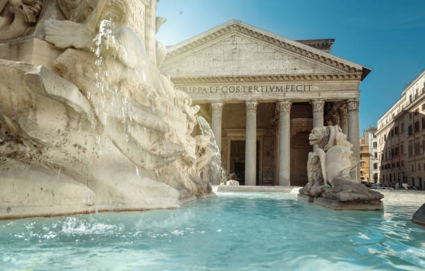 istock Pantheon Fountain, Rome, Italy 1283707902