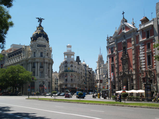 istock Metropoli building on the Gran Via de Madrid. Spain 1283710432